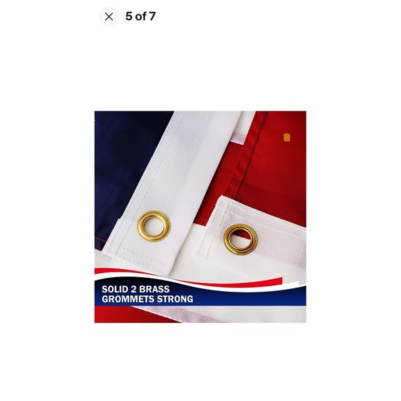 Homissor Us Flags 3x5 Outdoor High Wind - All Weather American Flag Made in Usa - Picture 6 of 8